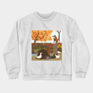 Autumn yard work Crewneck Sweatshirt